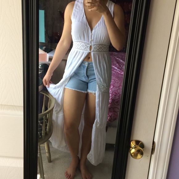 Forever 21 Dresses & Skirts - ❌SOLD❌ lace open front maxi dress